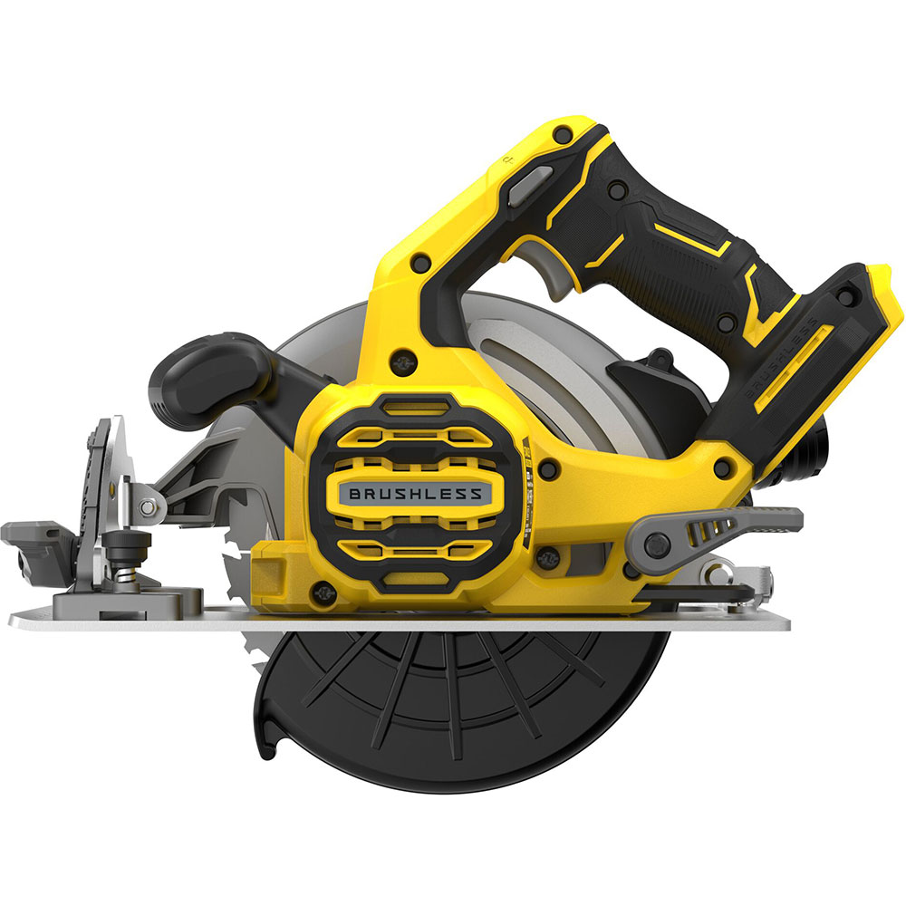 Fierastrau circular STANLEY FatMax V20, 18V, 5000rpm, disc 190 x 30mm, adancime 65mm