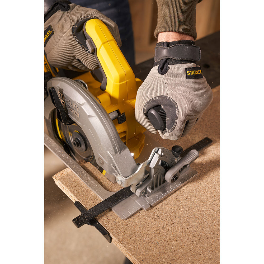 Fierastrau circular STANLEY FatMax V20, 18V, 5000rpm, disc 190 x 30mm, adancime 65mm