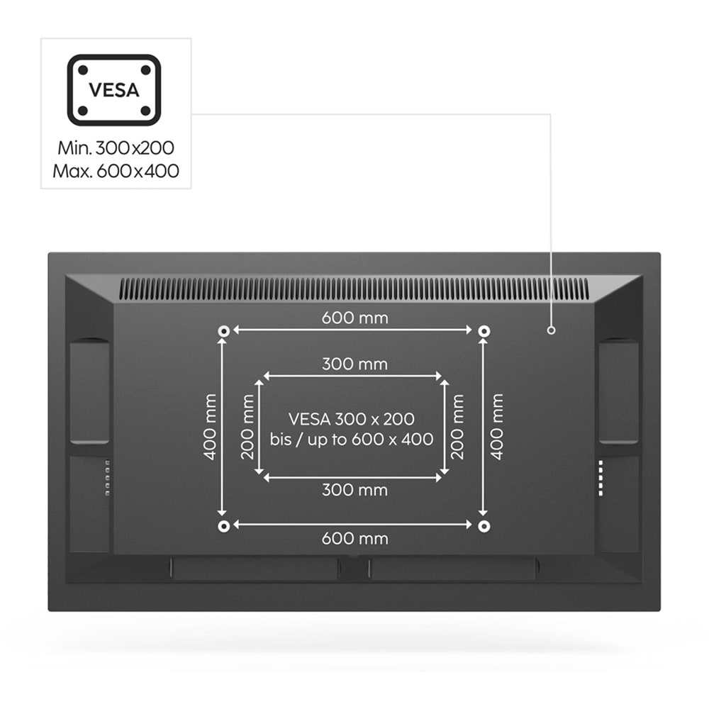 Suport TV podea HAMA 118092, reglabil, 37-75", 40kg, castaniu