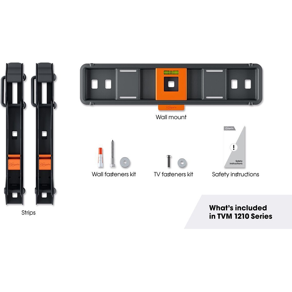 Suport TV perete VOGEL'S TVM 1213, reglabil, 19-43", 15kg, negru