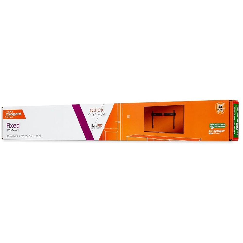 Suport TV perete VOGEL'S TVM 1603, fix, 40-100", 70kg, negru
