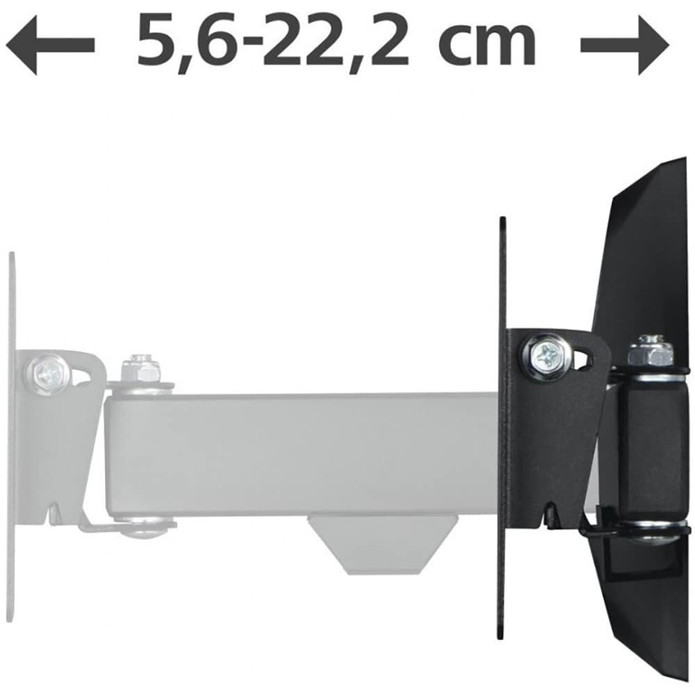 Suport TV perete HAMA 220820, reglabil, 10-26", 15kg, negru