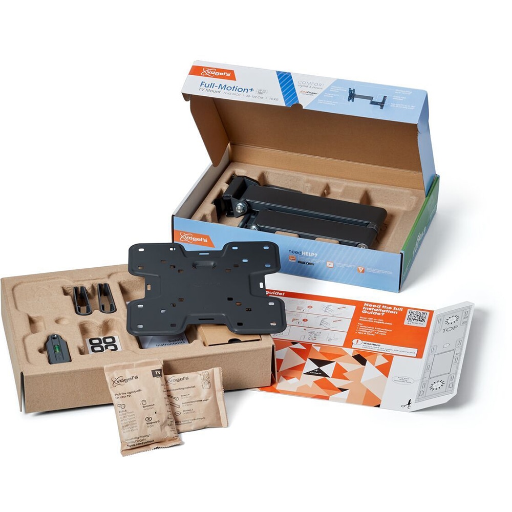 Suport TV perete VOGEL'S TVM 3243, reglabil, 19-43", 15kg, negru