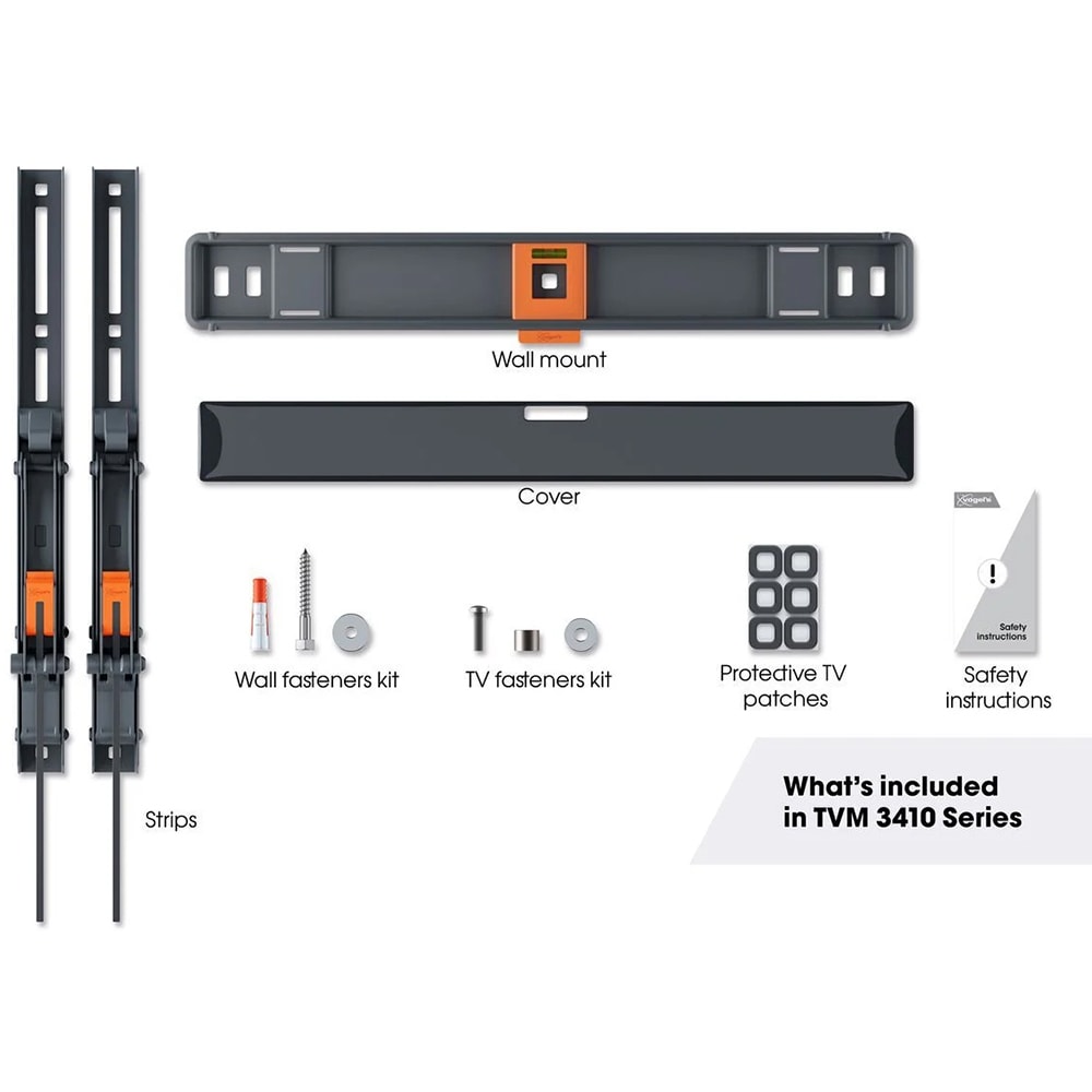 Suport TV perete VOGEL'S TVM 3413, reglabil, 32-65", 25kg, negru