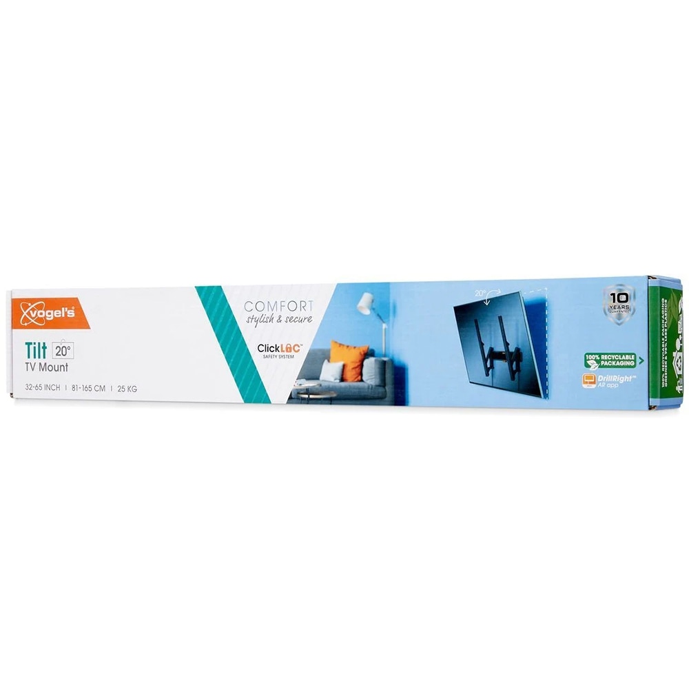 Suport TV perete VOGEL'S TVM 3413, reglabil, 32-65", 25kg, negru