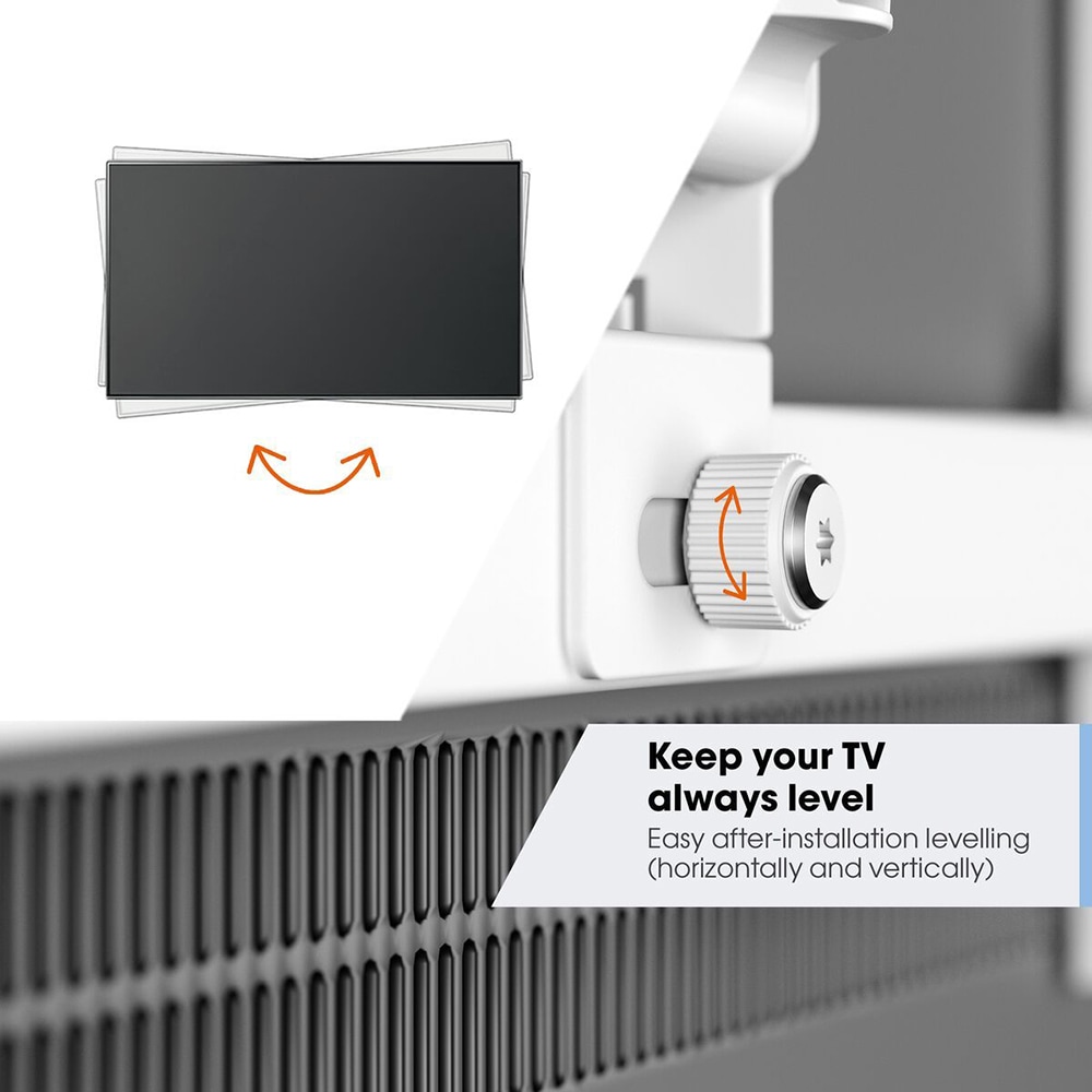 Suport TV perete VOGEL'S TVM 3443, reglabil, 32-65", 25kg, Alb
