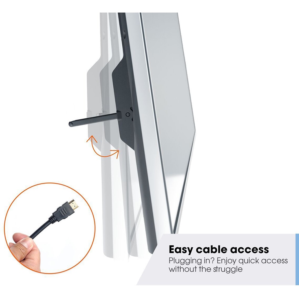 Suport TV perete VOGEL'S TVM 3603, fix, 40-100", 75kg, negru
