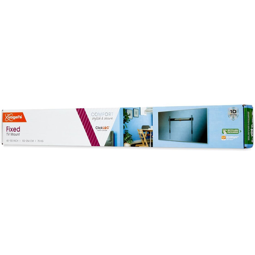 Suport TV perete VOGEL'S TVM 3603, fix, 40-100", 75kg, negru