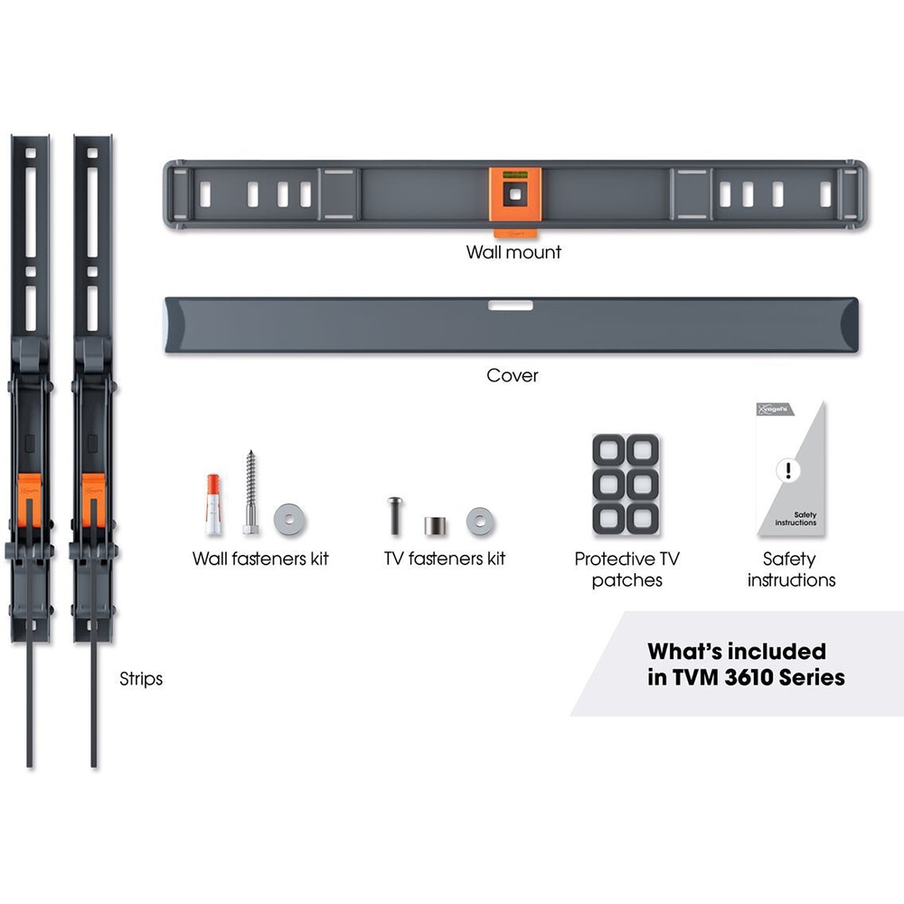 Suport TV perete VOGEL'S TVM 3613, reglabil, 40-77", 35kg, negru