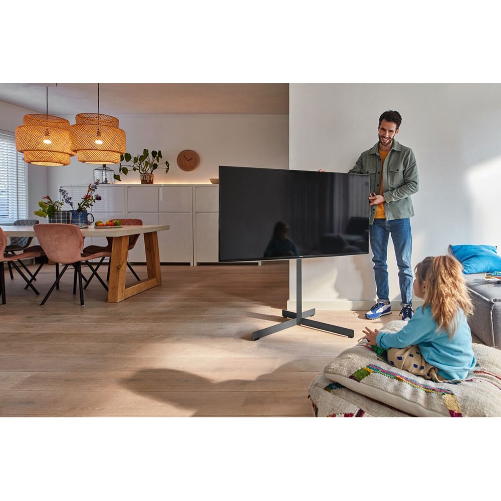 Suport TV podea VOGEL'S TVS 3690, reglabil, 40-77", 50kg, negru