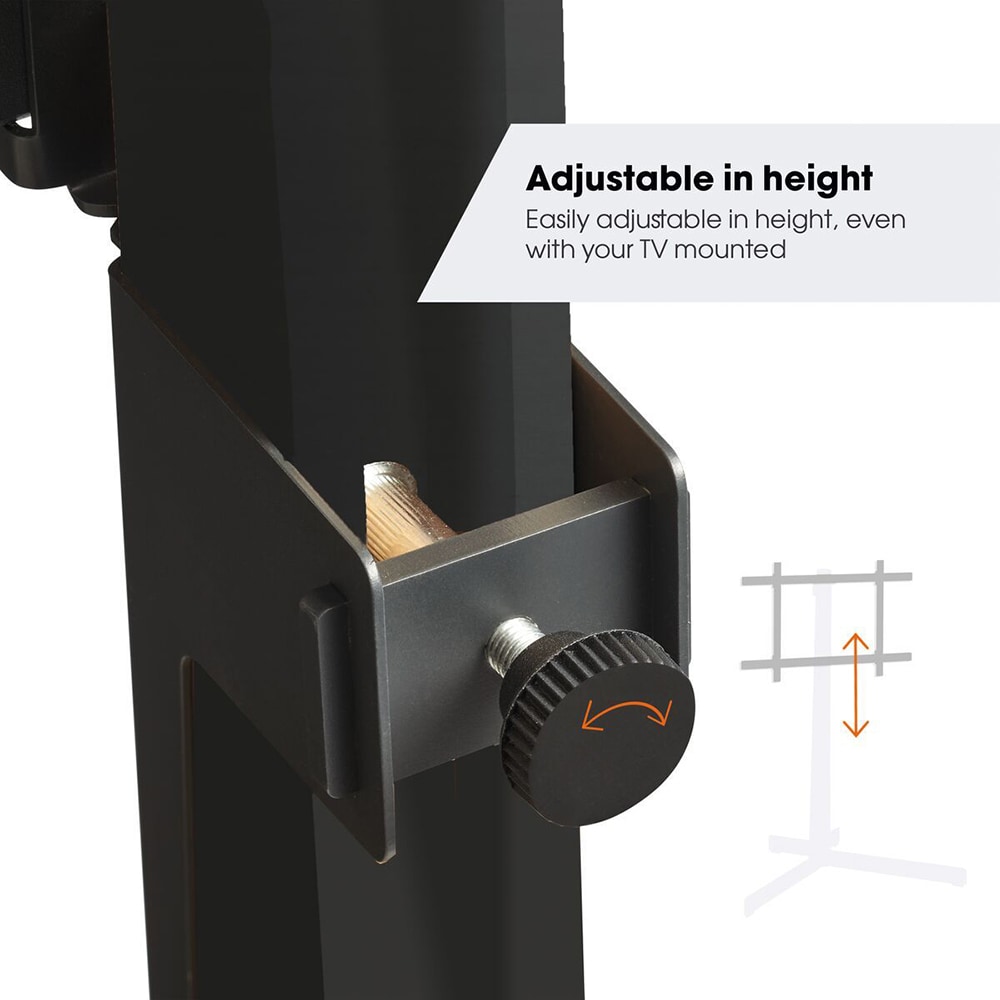 Suport TV podea VOGEL'S TVS 3690, reglabil, 40-77", 50kg, negru