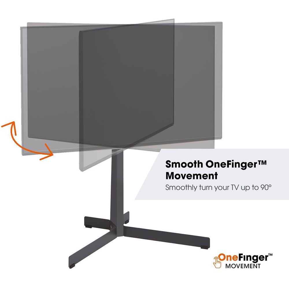 Suport TV podea VOGEL'S TVS 3690, reglabil, 40-77", 50kg, negru