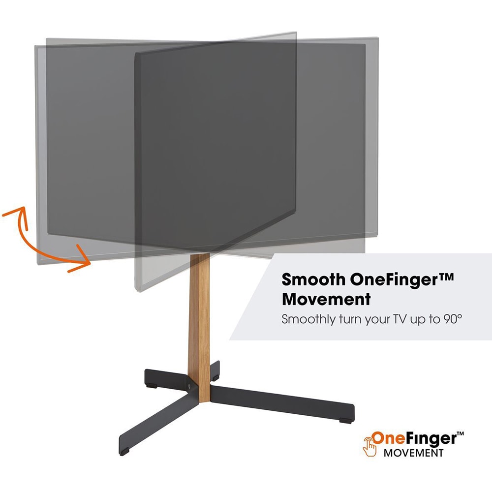 Suport TV podea VOGEL'S TVS 3695W, reglabil, 40-77", 50kg, alb