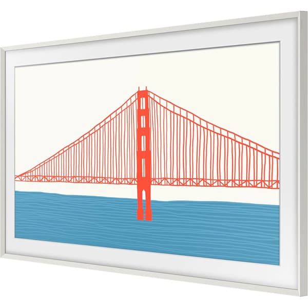 Rama TV personalizata SAMSUNG VG-SCFA85WTBXC pentru The Frame TV (2021) 85LS03A, alb