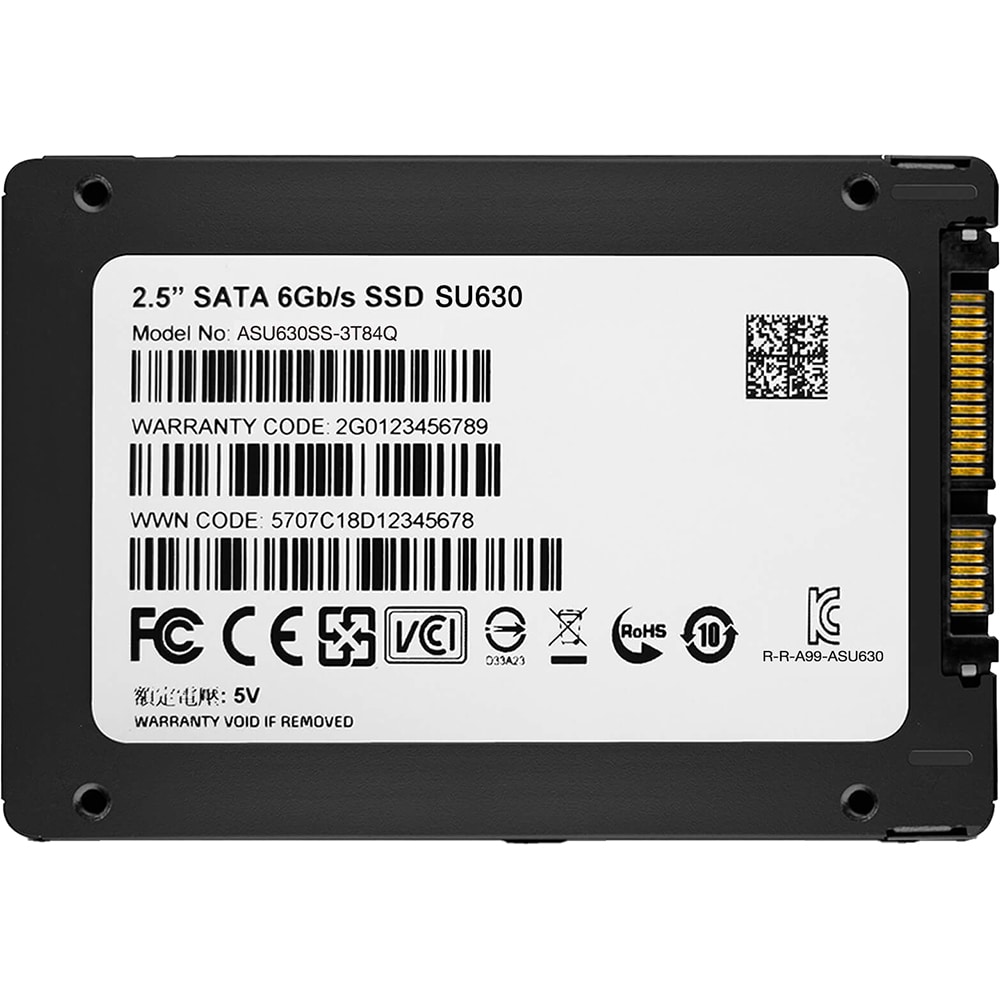 Solid-State Drive (SSD) ADATA SU630, 960GB, SATA3, 2.5", ASU630SS-960GQ-R