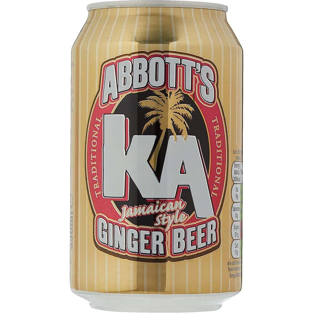 Bere cu arome fara alcool Abbotts KA Jamaican Ginger, bax 0.33L x 24 doze
