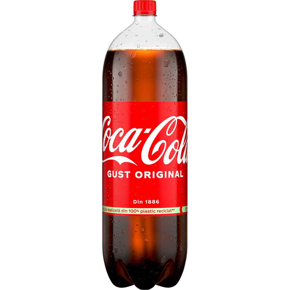 Bautura racoritoare carbogazoasa COCA-COLA bax 2.5L x 6 sticle