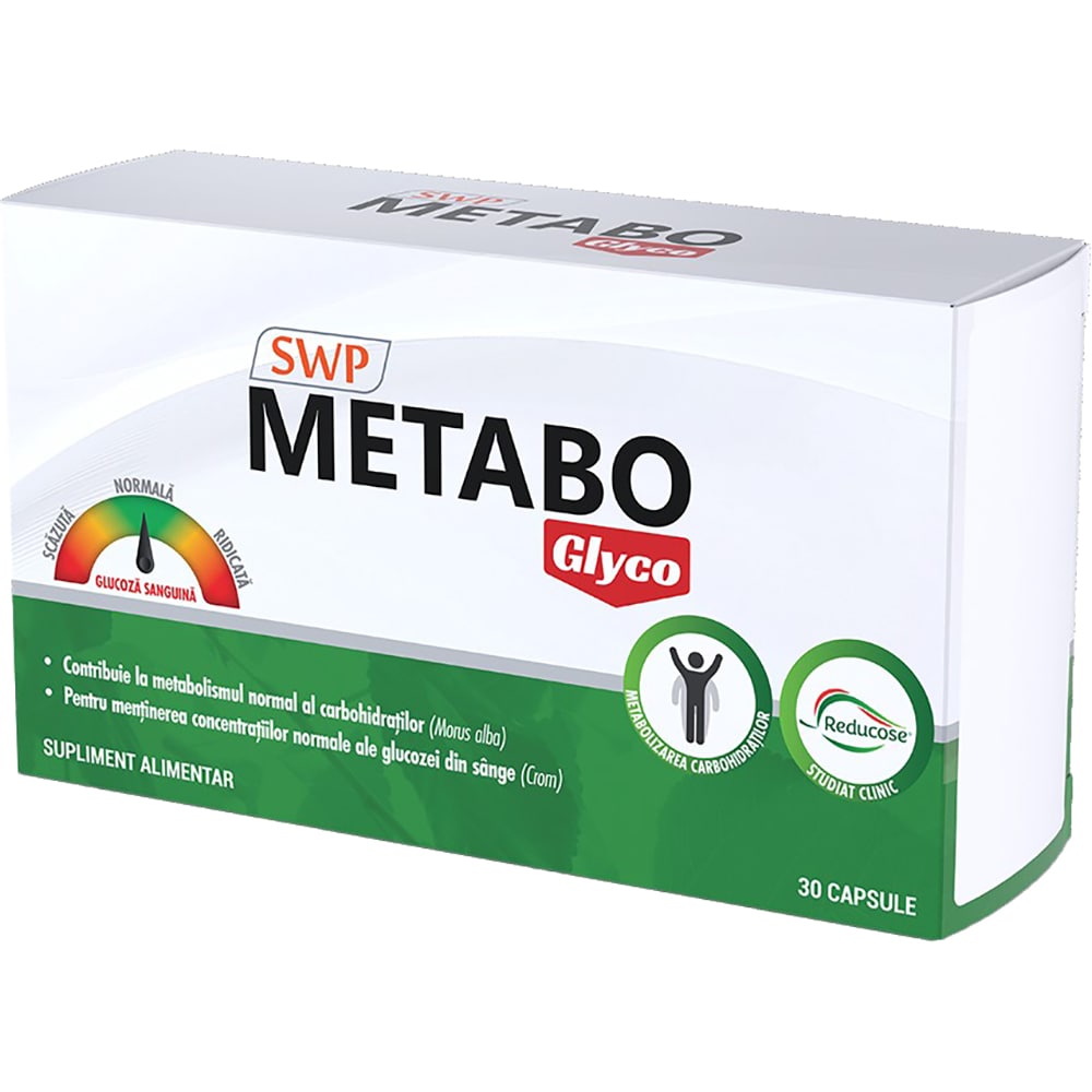 Supliment alimentar Metabo Glyco, 30 capsule, SUN WAVE PHARMA