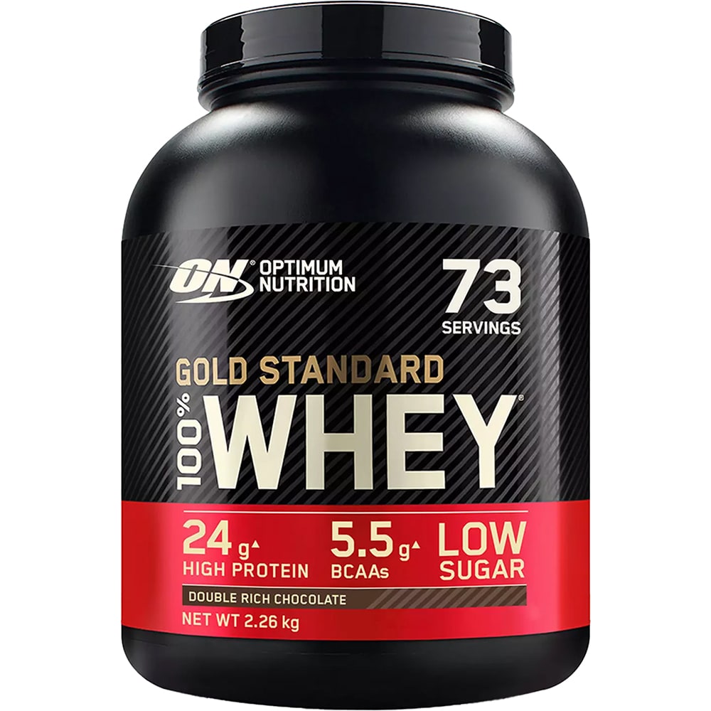 Pudra proteica din zer 100% Whey Gold Standard, ciocolata, 2.26 kg, OPTIMUM NUTRITION
