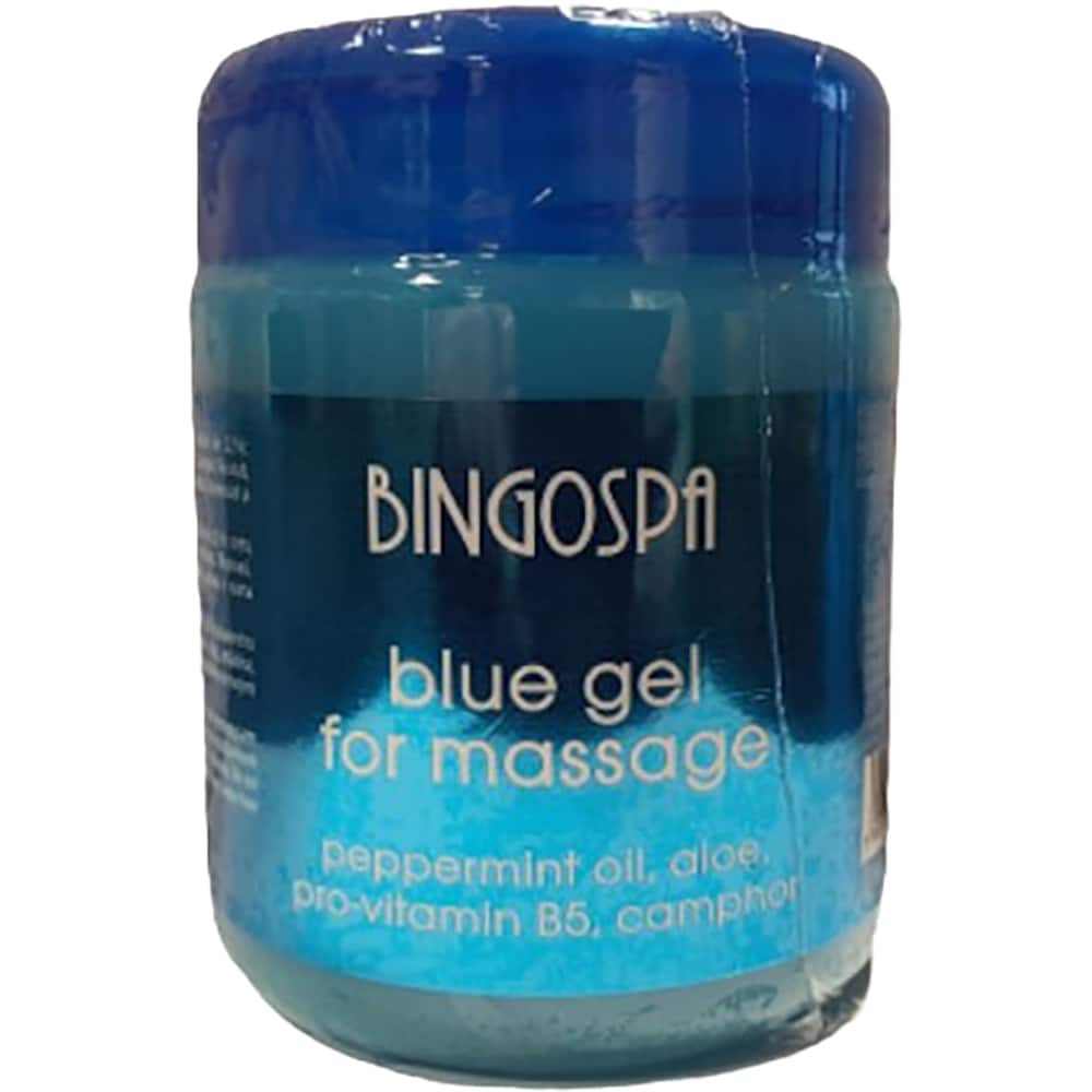 Gel masaj albastru, 500 g, BINGOSPA