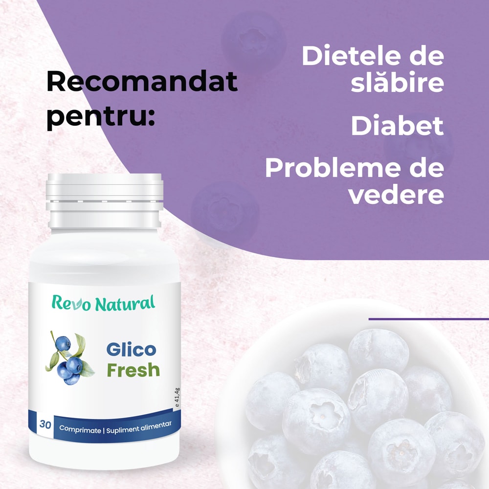 Supliment alimentar Glico Fresh, 30 capsule, REVO NATURAL
