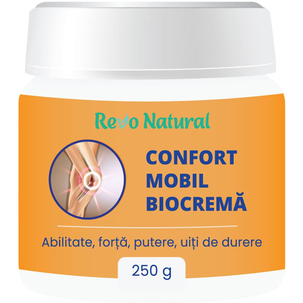 Crema Confort Mobil Bio, 250 ml, REVO NATURAL