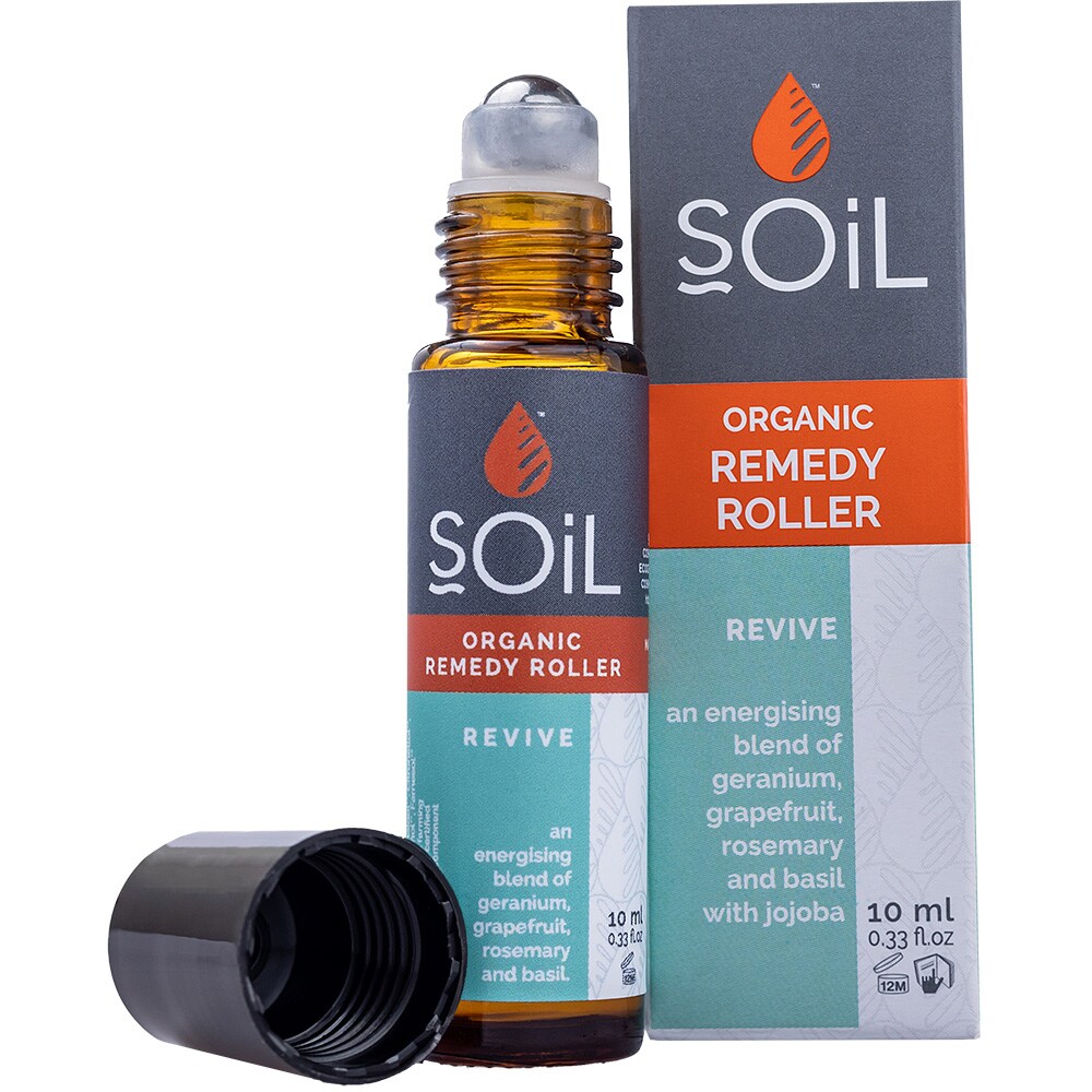 Ulei esential Roll-on Energizant Echilibru, 10 ml, SOIL