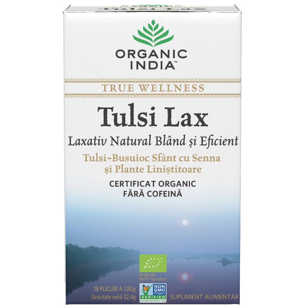 Ceai ORGANIC INDIA Tulsi Lax, 18 plicuri, 32.4g