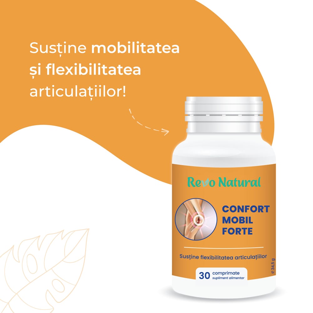 Supliment alimentar Confort Mobil Forte, 30 capsule, REVO NATURAL