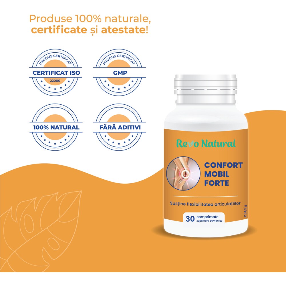 Supliment alimentar Confort Mobil Forte, 30 capsule, REVO NATURAL