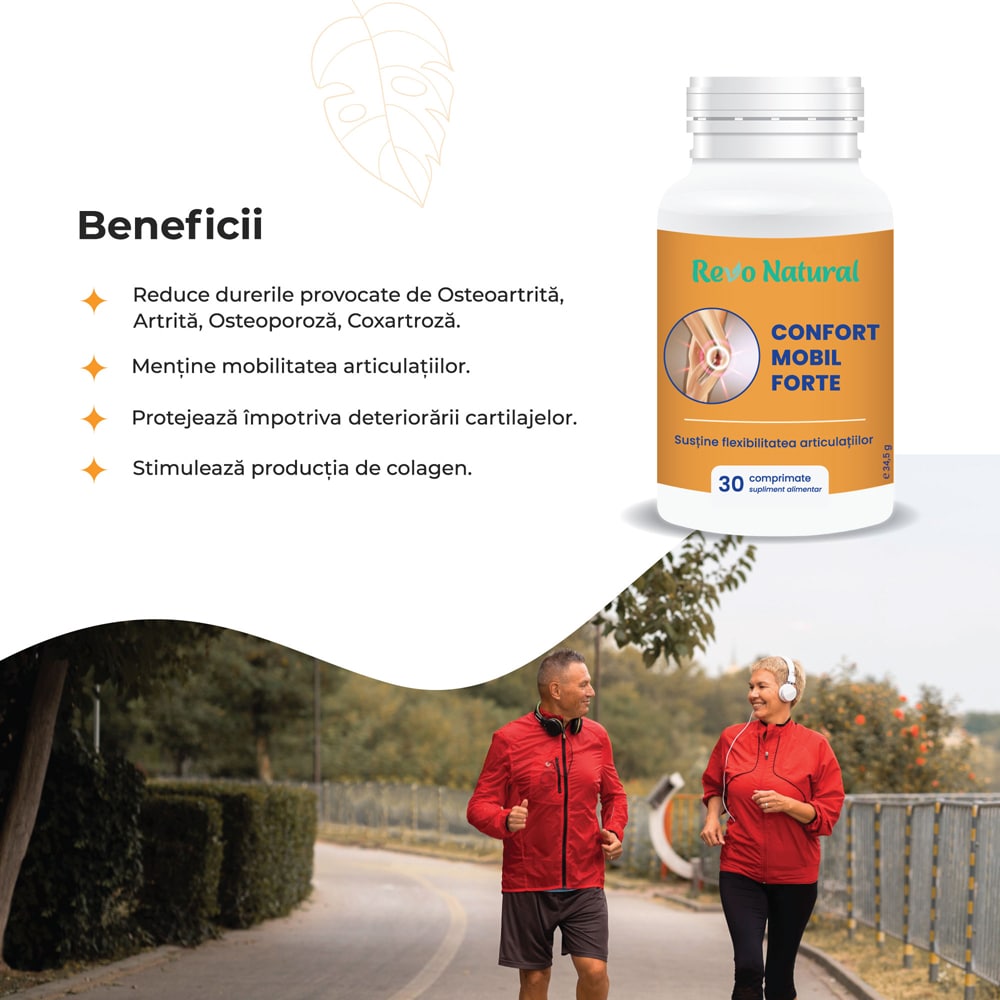 Supliment alimentar Confort Mobil Forte, 30 capsule, REVO NATURAL