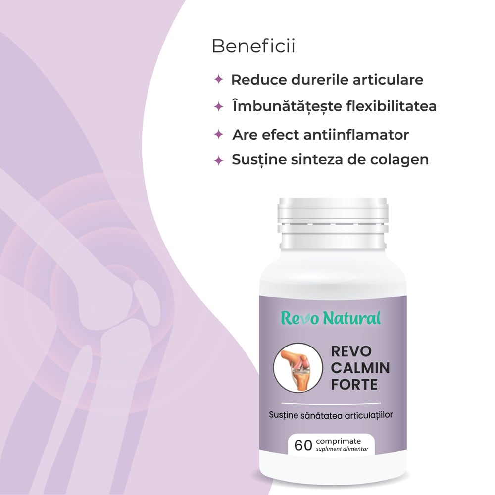 Supliment alimentar Revo Calmin Forte, 60 capsule, REVO NATURAL