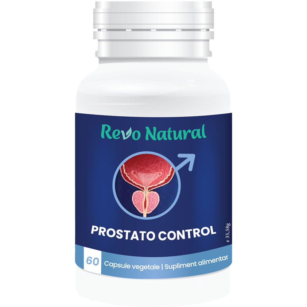 Supliment alimentar Prostato Control, 60 capsule, REVO NATURAL
