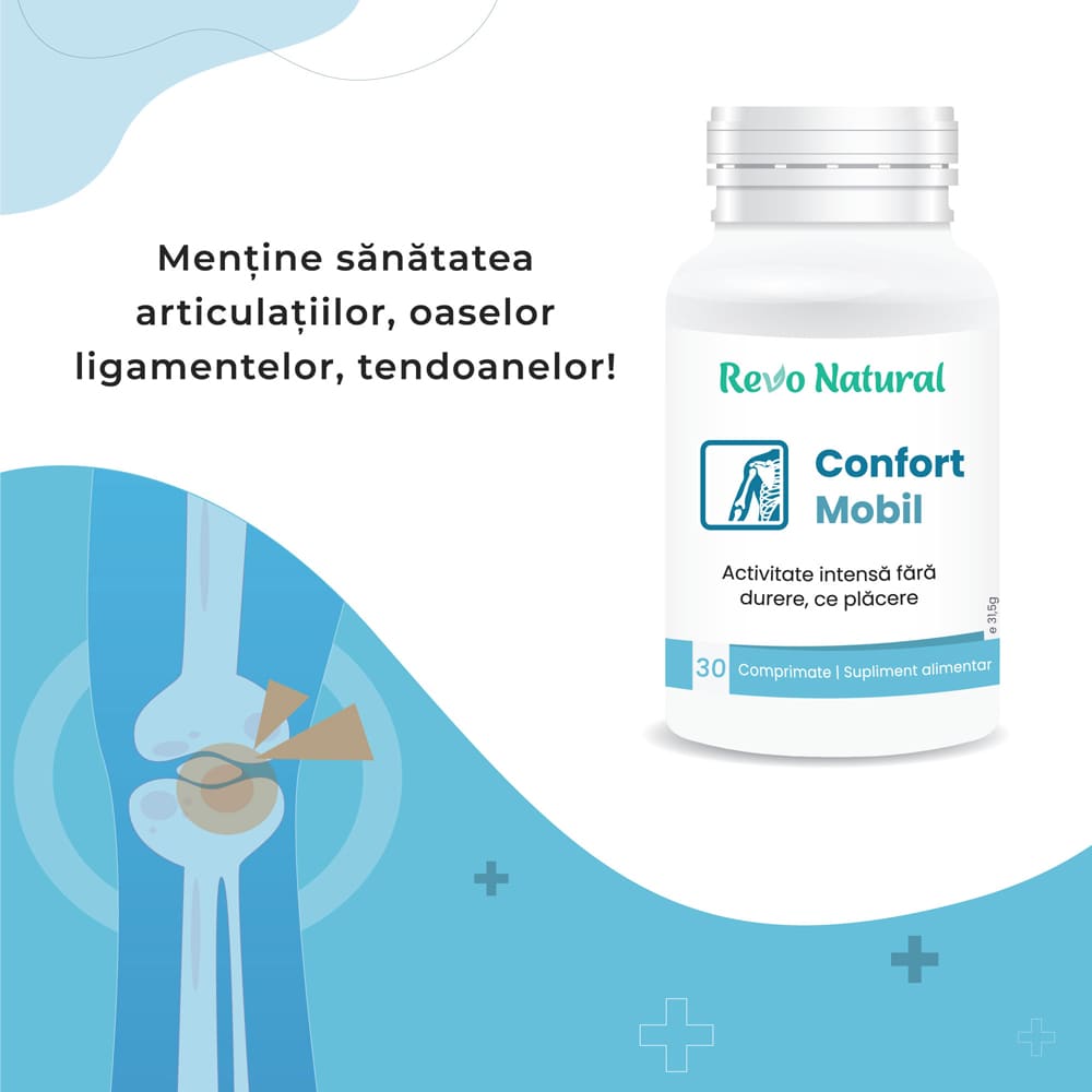 Supliment alimentar Confort Mobil, 30 capsule, REVO NATURAL