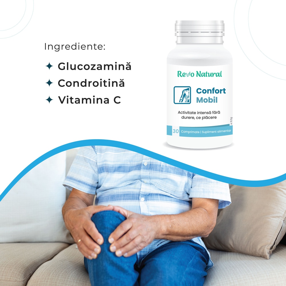 Supliment alimentar Confort Mobil, 30 capsule, REVO NATURAL