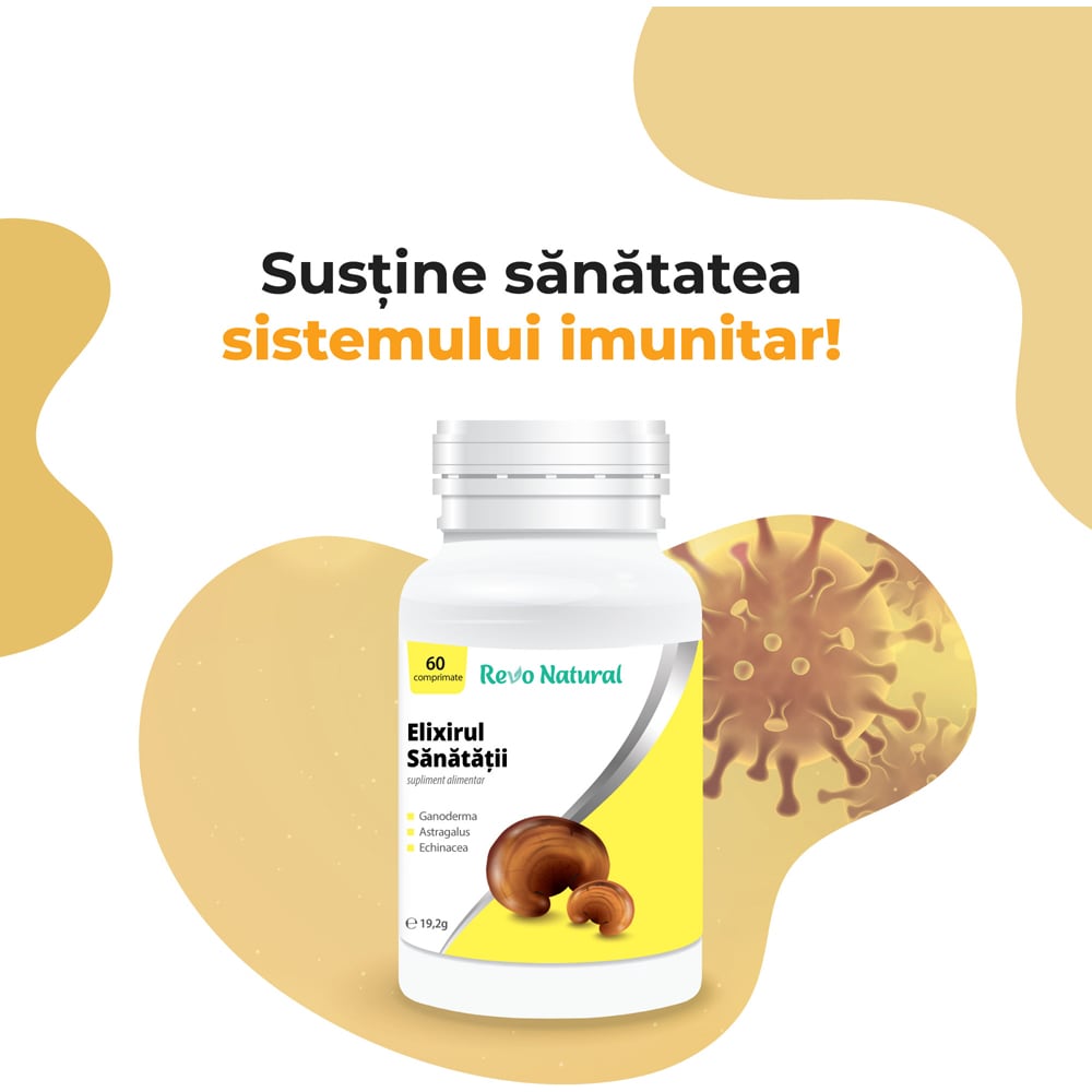 Supliment alimentar Elixirul Sanatatii, 60 capsule, REVO NATURAL