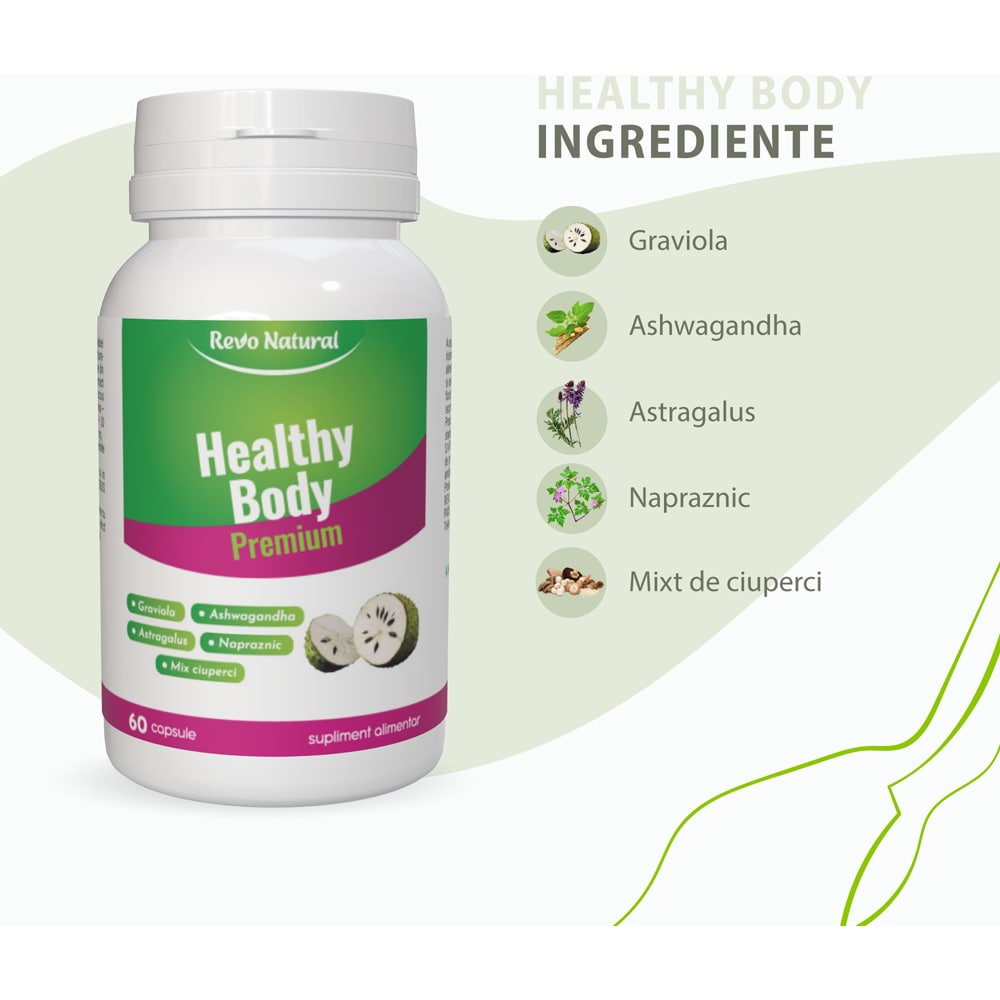 Supliment alimentar Healthy Body Premium, 60 capsule, REVO NATURAL