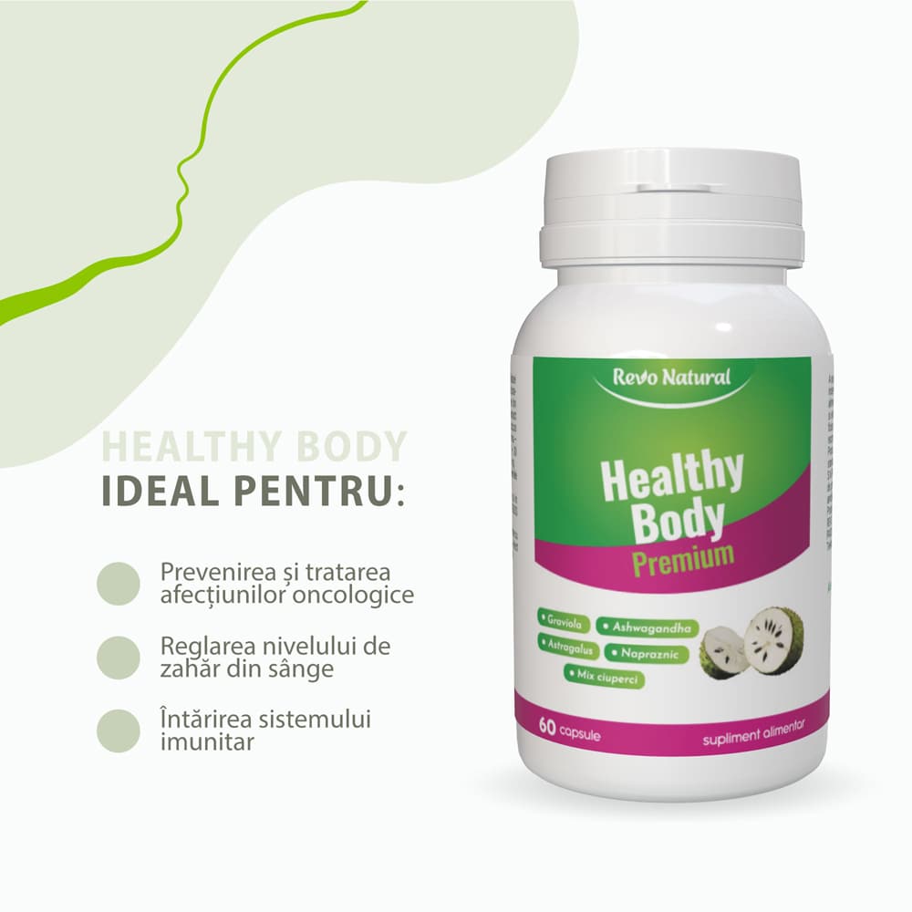 Supliment alimentar Healthy Body Premium, 60 capsule, REVO NATURAL