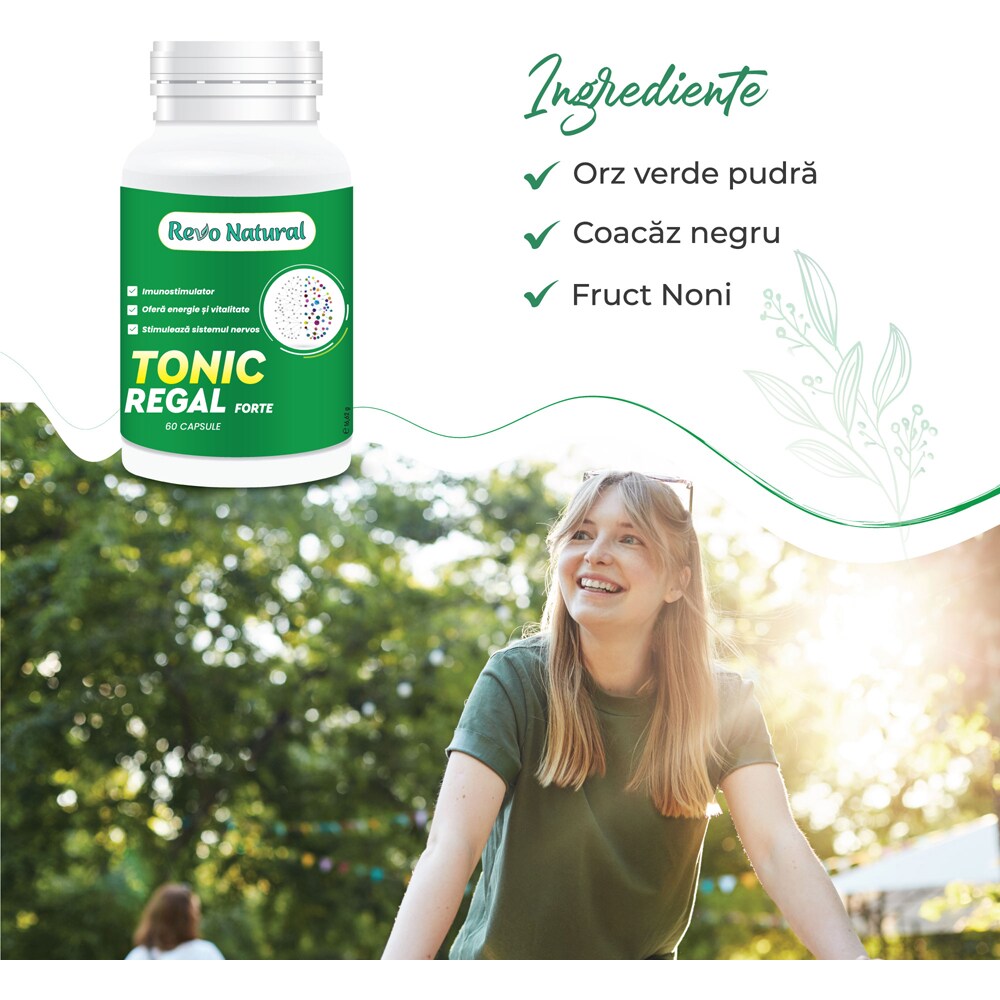 Supliment alimentar Tonic Regal Forte, 60 capsule, REVO NATURAL