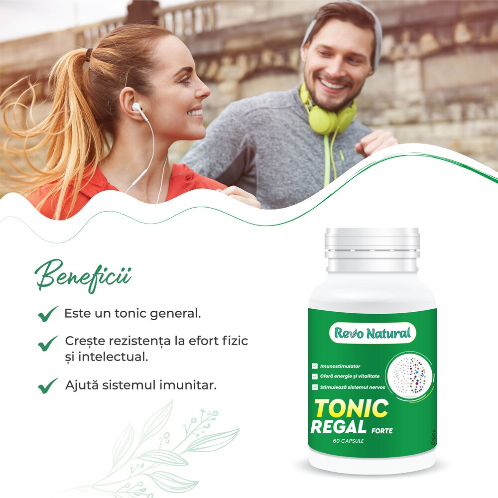 Supliment alimentar Tonic Regal Forte, 60 capsule, REVO NATURAL