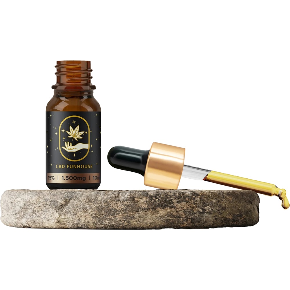 Ulei CBD Premium 15%, 1500 mg Cannabidiol, 10 ml, CBD FUNHOUSE