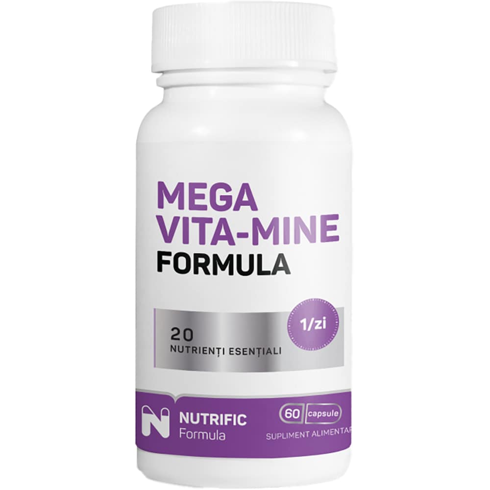 Supliment Mega Vitamine Formula, 60 capsule, NUTRIFIC