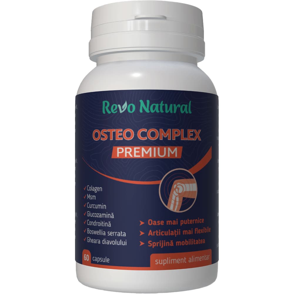 Supliment alimentar Osteo Complex Premium, 60 capsule, REVO NATURAL