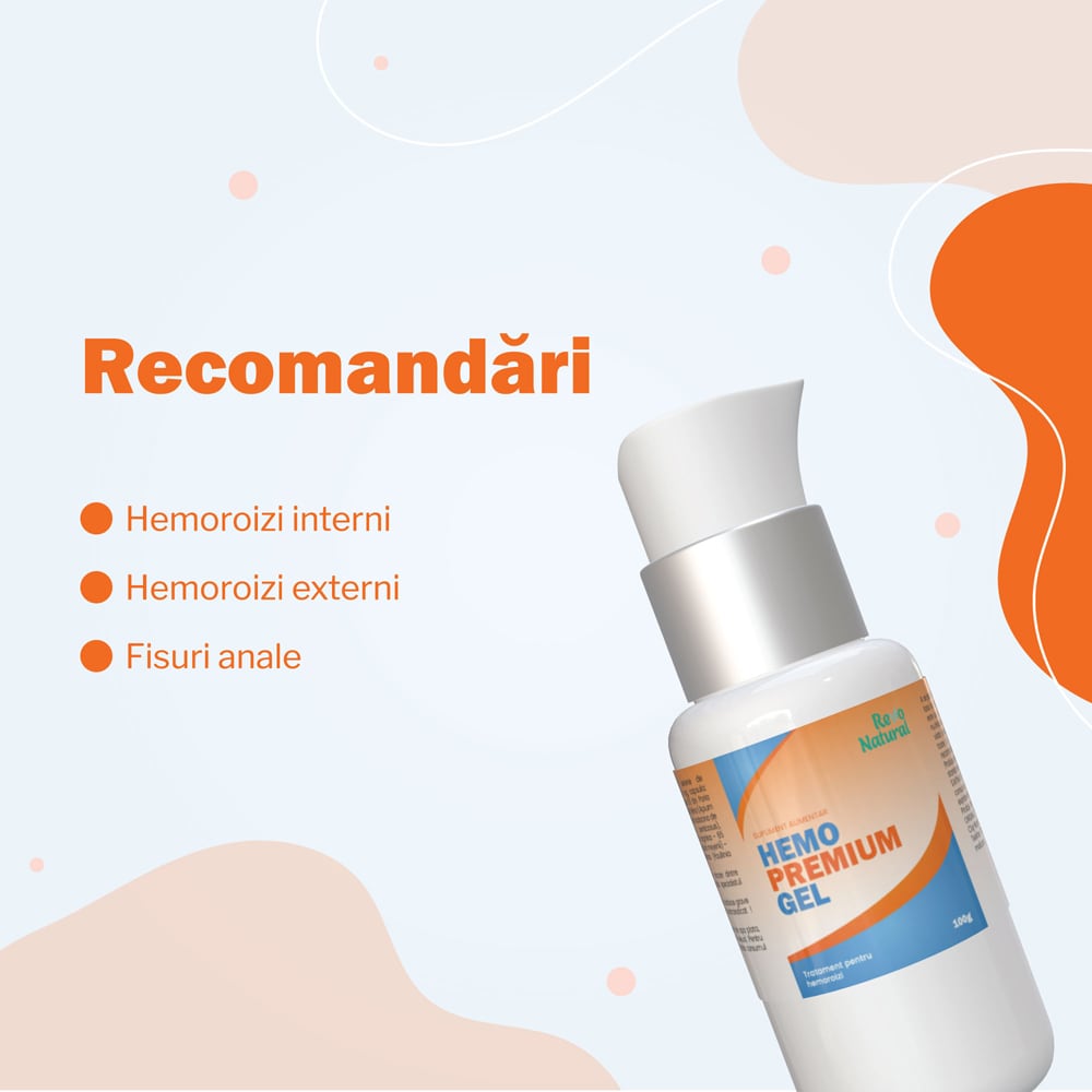 Gel Hemo Premium, 100 g, REVO NATURAL