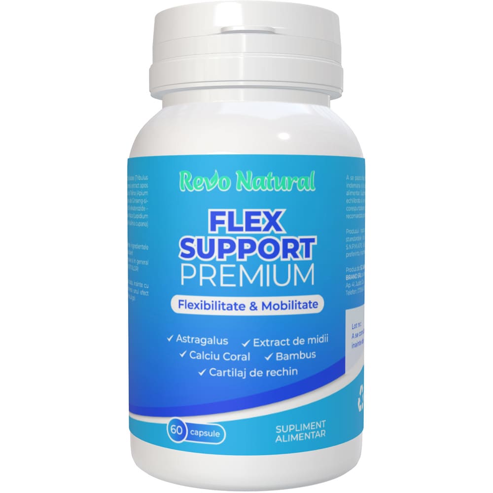Supliment alimentar Flex Support Premium, 60 capsule, REVO NATURAL