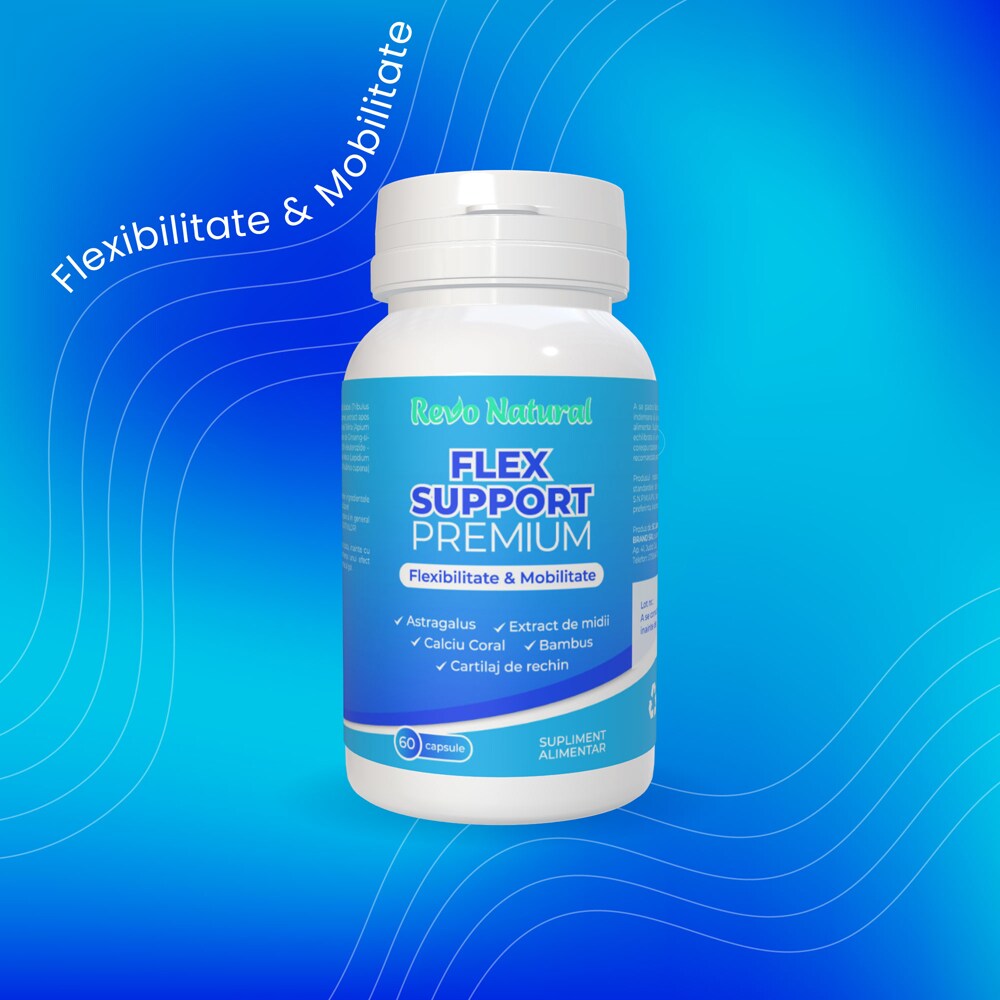 Supliment alimentar Flex Support Premium, 60 capsule, REVO NATURAL