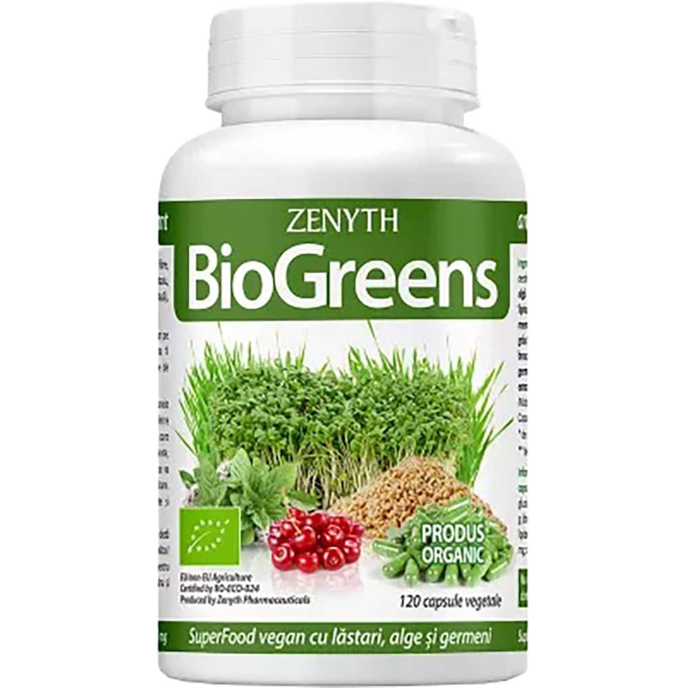 Supliment Biogreens, 120 capsule, ZENYTH