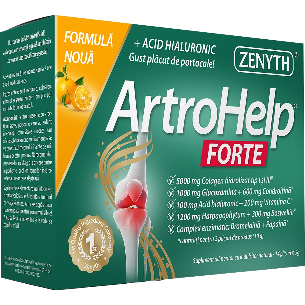 Supliment Artrohelp Forte, 14 plicuri, ZENYTH