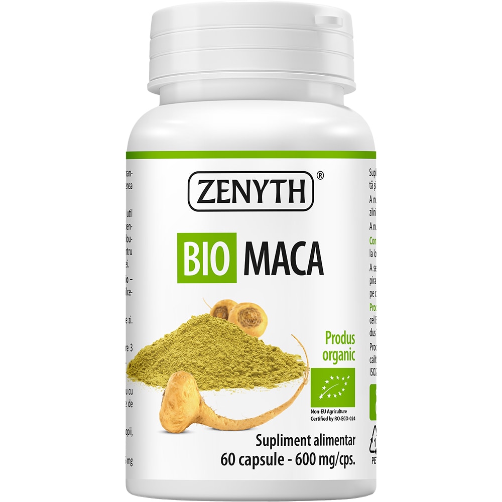 Supliment Bio Maca, 60 capsule, ZENYTH