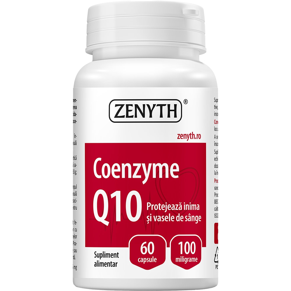 Supliment Coenzyme Q10, 60 capsule, ZENYTH